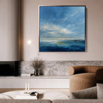Abstract 1240 Canvas Art 60 x 60 cm / Stretched on hidden frame