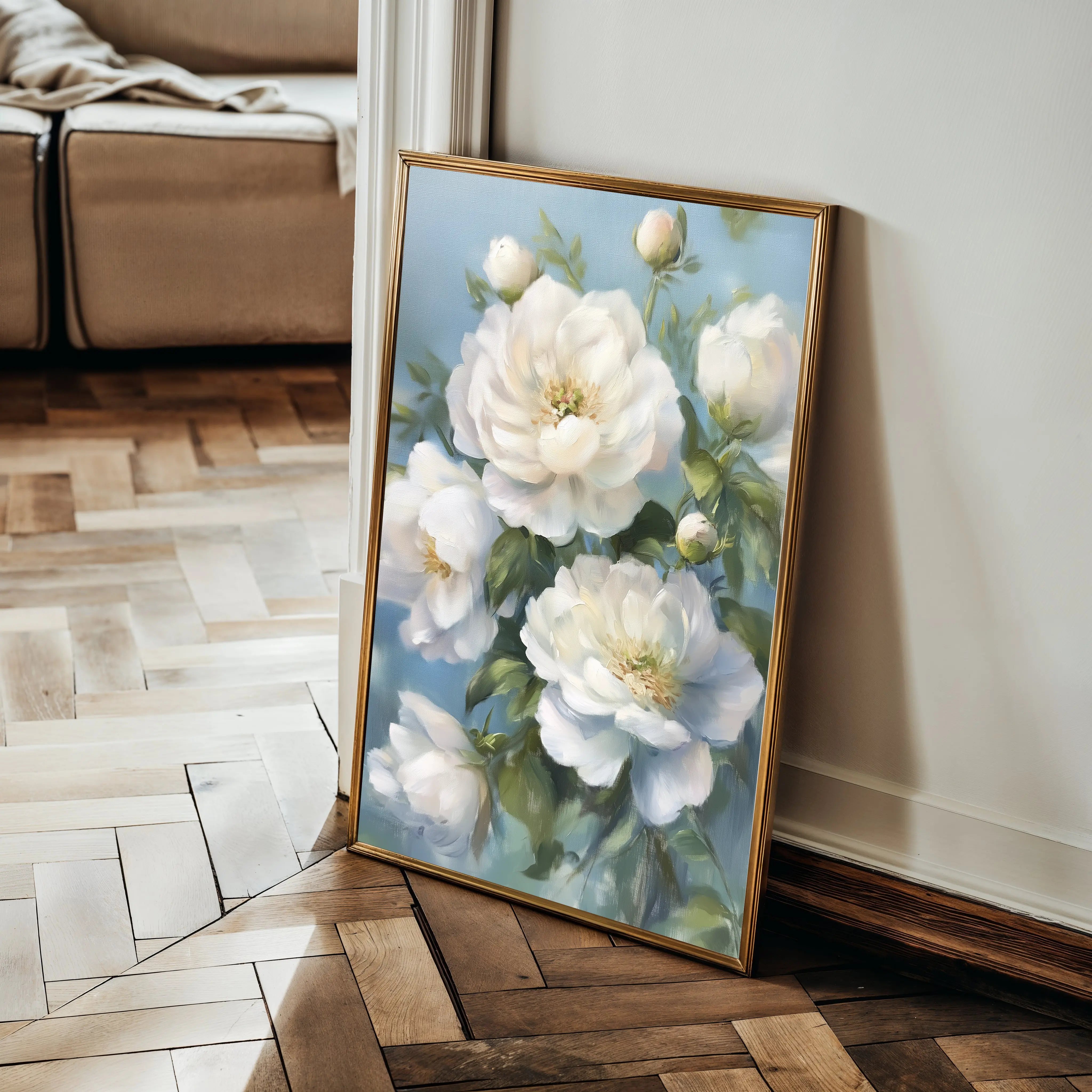 Floral Canvas Wall Art WAD1240-F 90 x 60 cm / Stretched on hidden frame