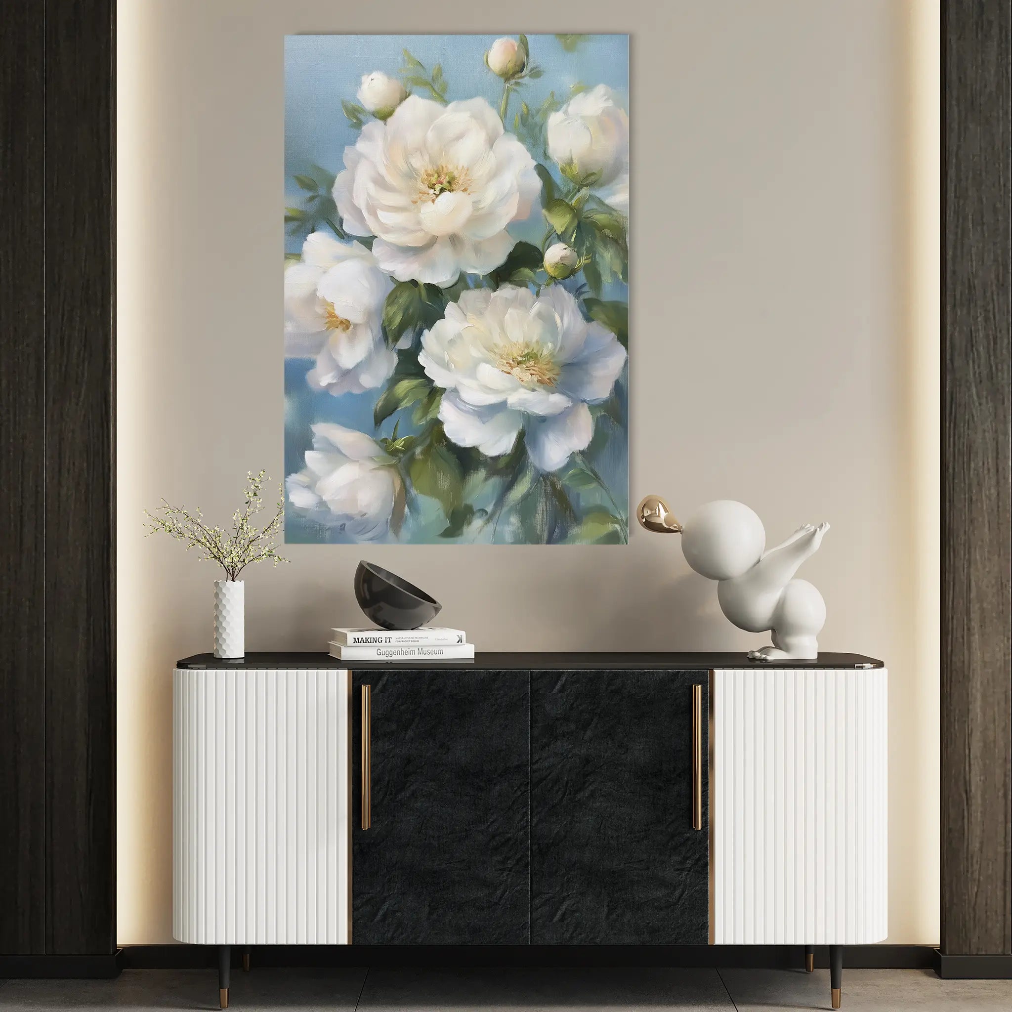 Floral Canvas Wall Art WAD1240-F 90 x 60 cm / Stretched on hidden frame