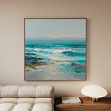 Abstract 1241 Canvas Art 60 x 60 cm / Stretched on hidden frame