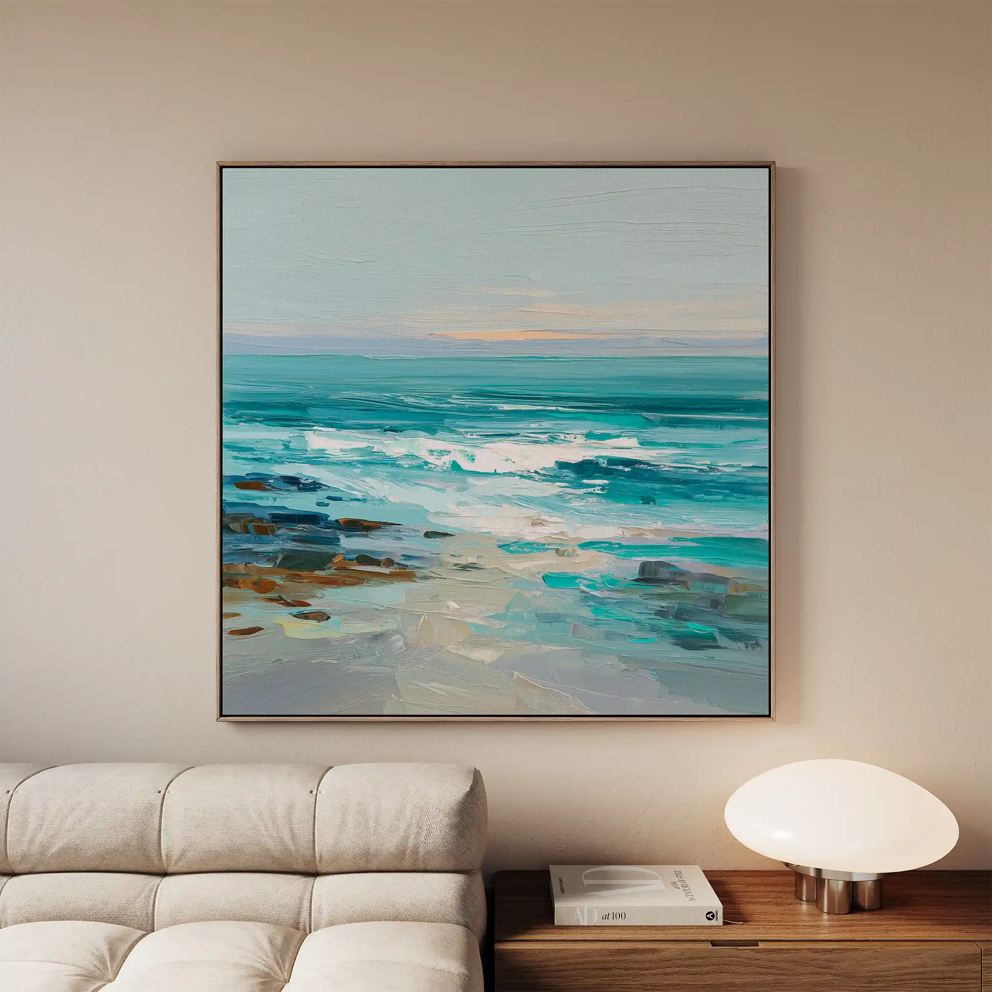 Abstract 1241 Canvas Art 60 x 60 cm / Stretched on hidden frame