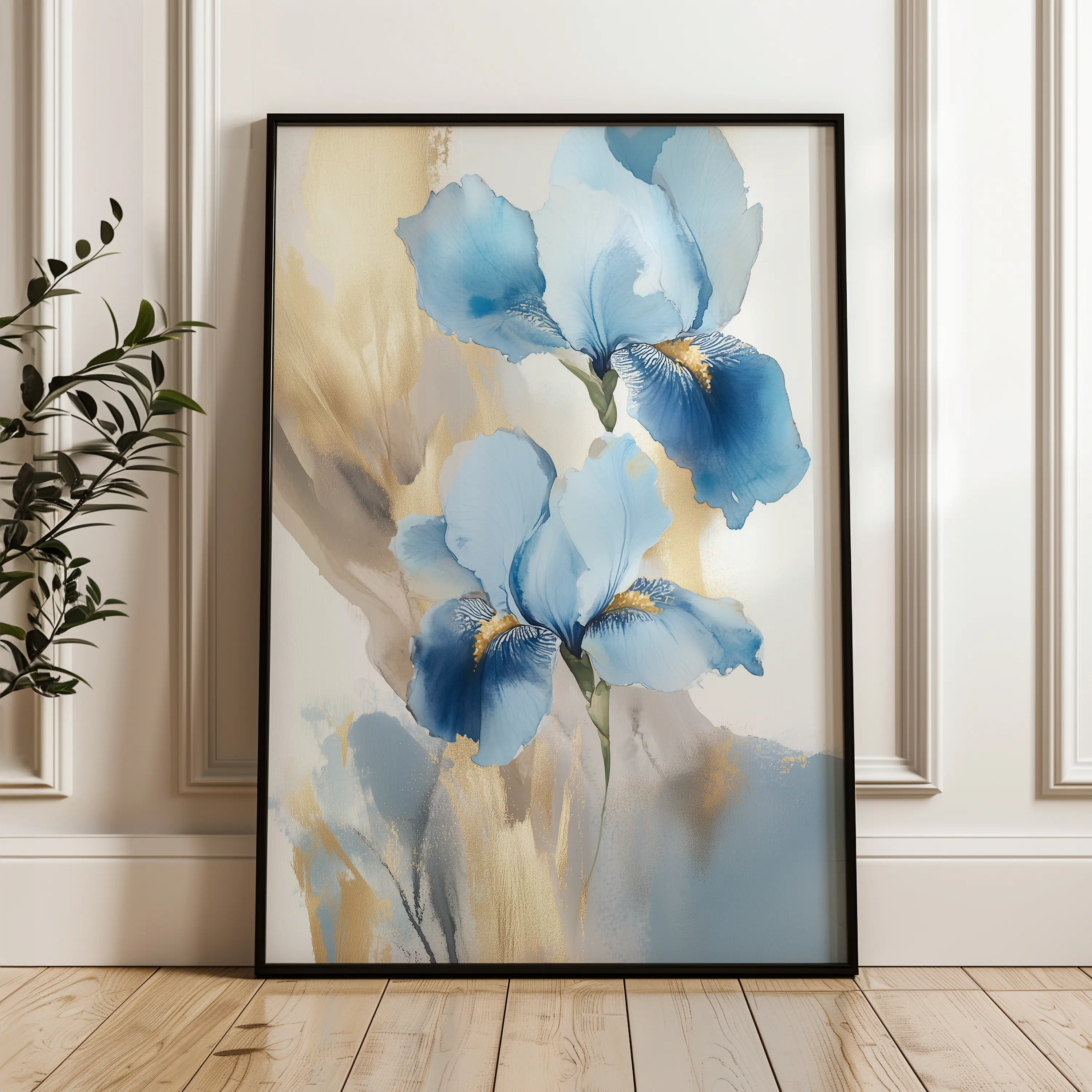 Floral Canvas Wall Art WAD1241-F 90 x 60 cm / Stretched on hidden frame