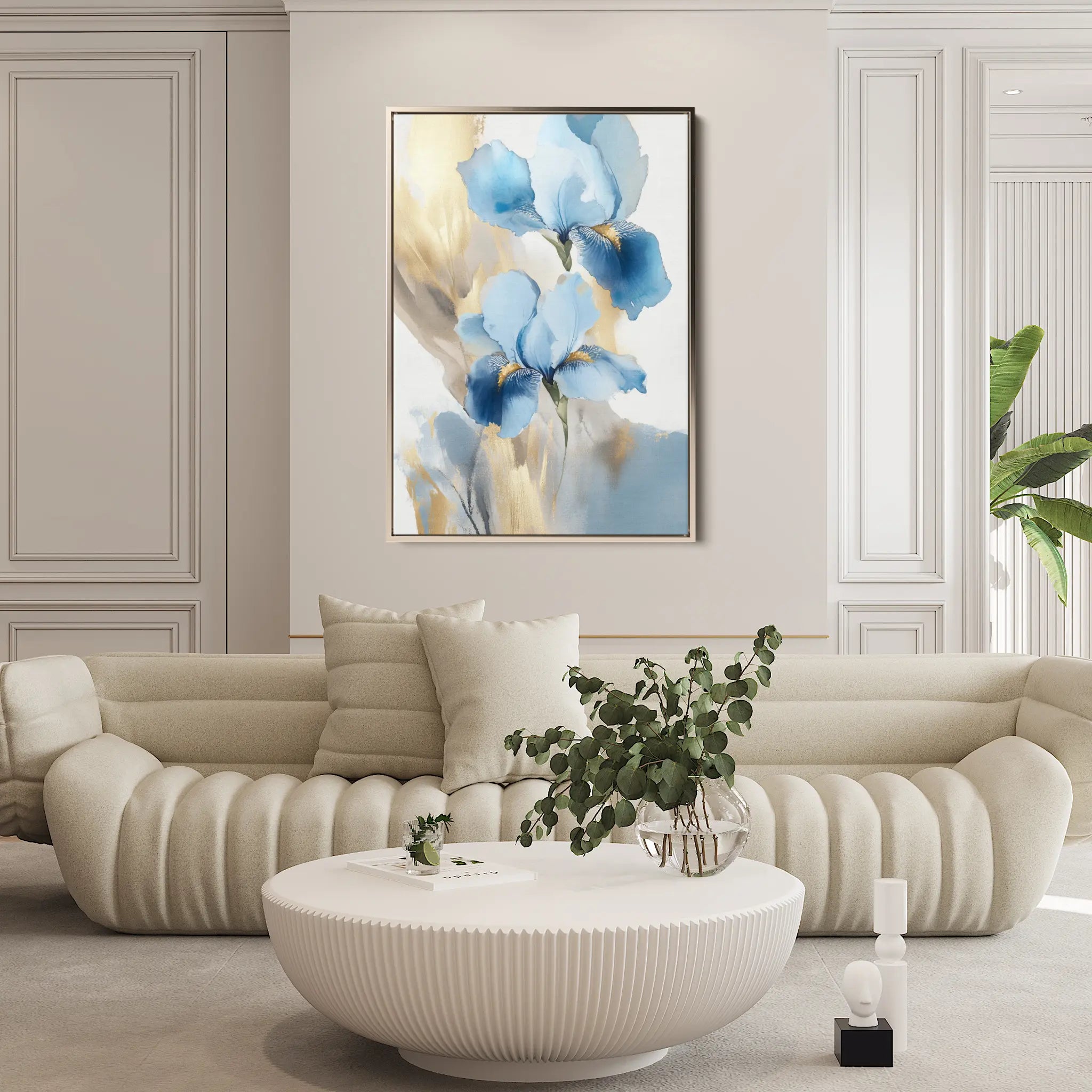 Floral Canvas Wall Art WAD1241-F 90 x 60 cm / Stretched on hidden frame