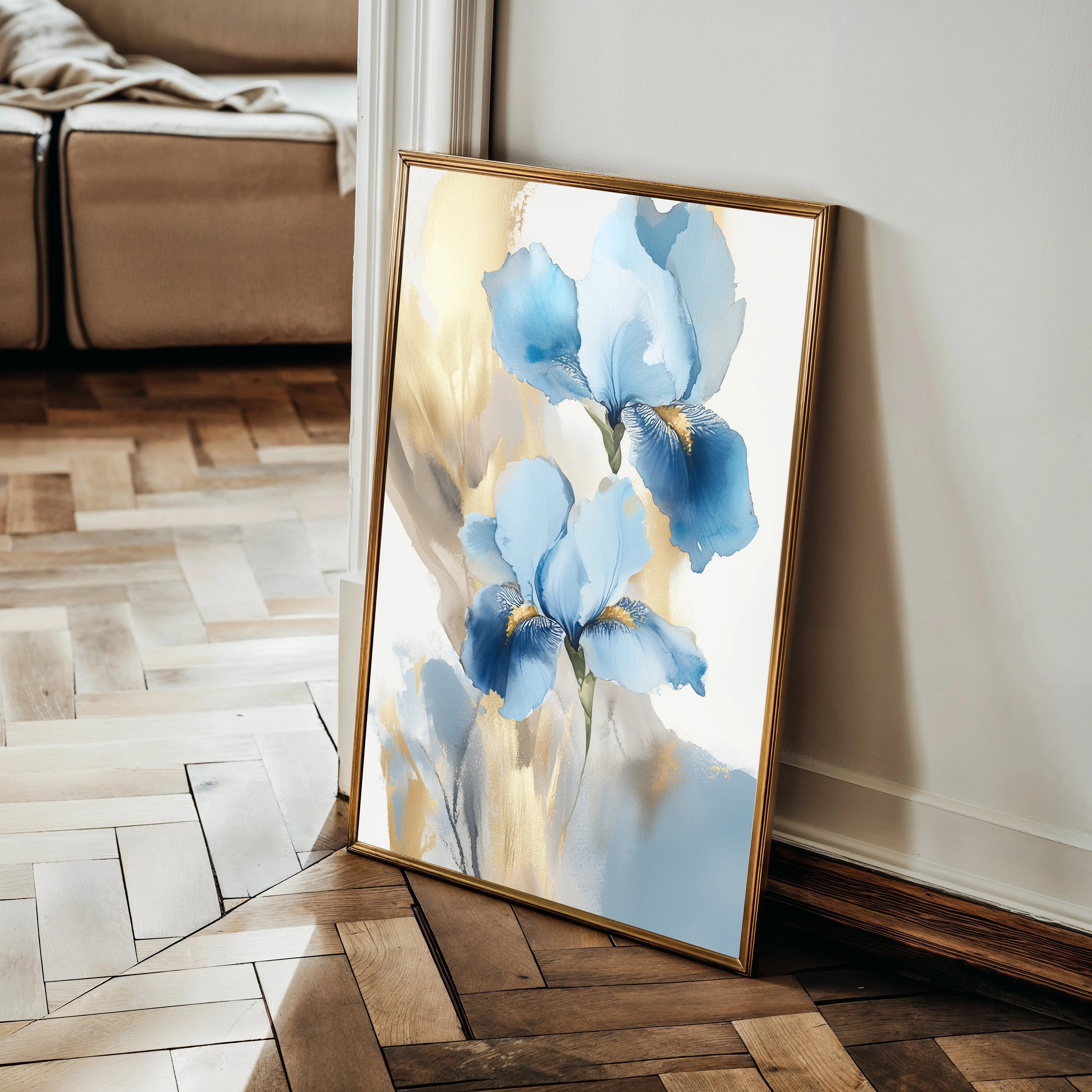 Floral Canvas Wall Art WAD1241-F 90 x 60 cm / Stretched on hidden frame