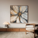 Floral Canvas Wall Art WAD1243-F 80 x 80 cm / Stretched on hidden frame