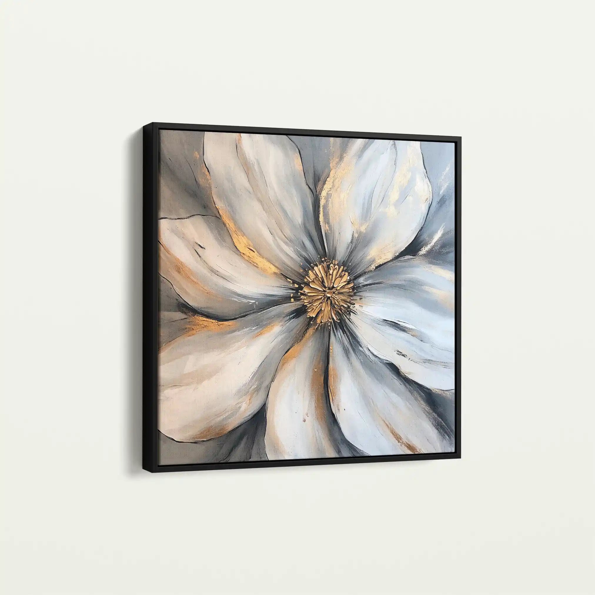 Floral Canvas Wall Art WAD1243-F 80 x 80 cm / Stretched on hidden frame
