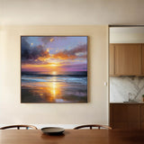 Abstract 1249 Canvas Art 60 x 60 cm / Stretched on hidden frame