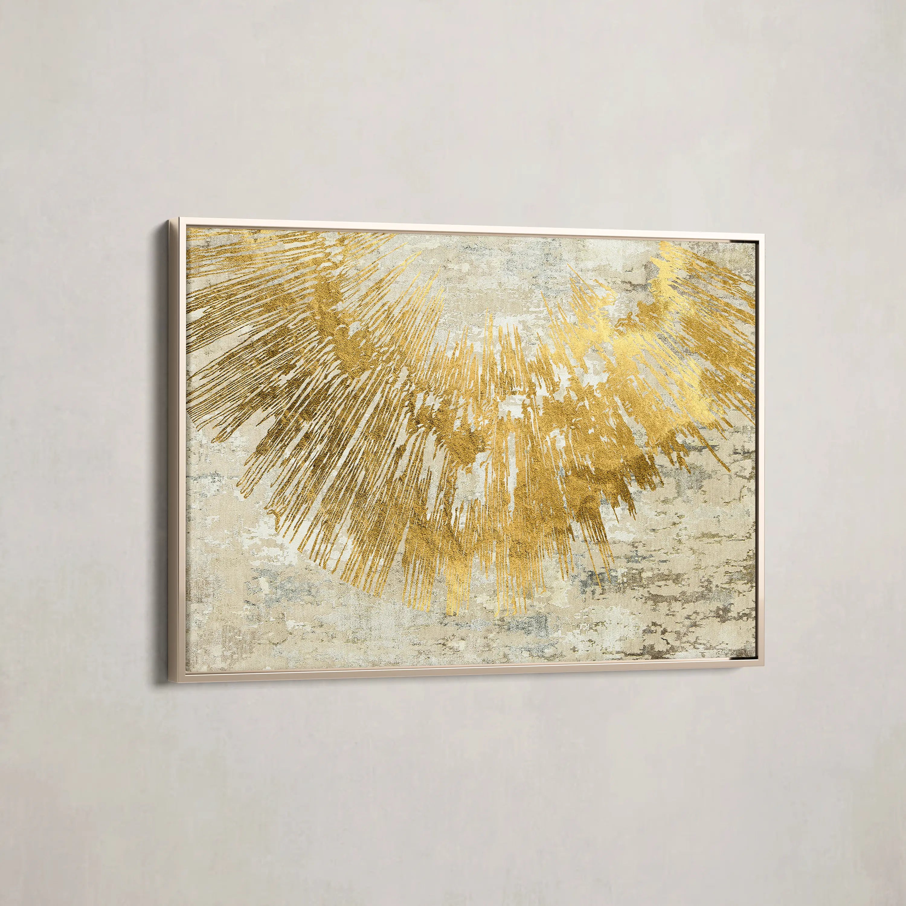 Abstract Canvas Wall Art WAD125-A 90 x 60 cm / Stretched on hidden frame