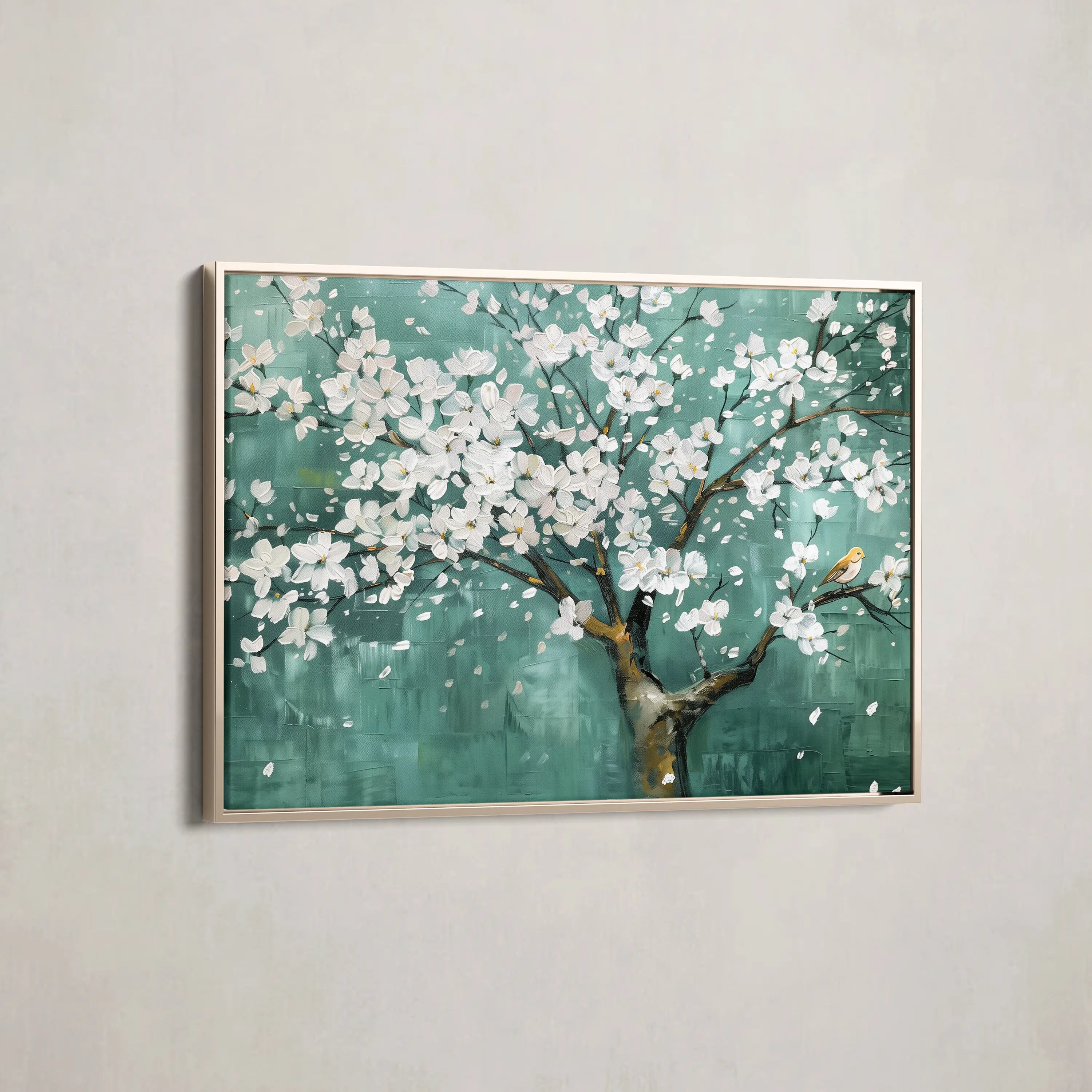 Floral Canvas Wall Art WAD125-F 90 x 60 cm / Stretched on hidden frame