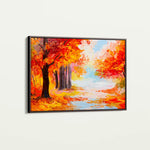 Landscape 125 Canvas Art 90 x 60 cm / Stretched on hidden frame
