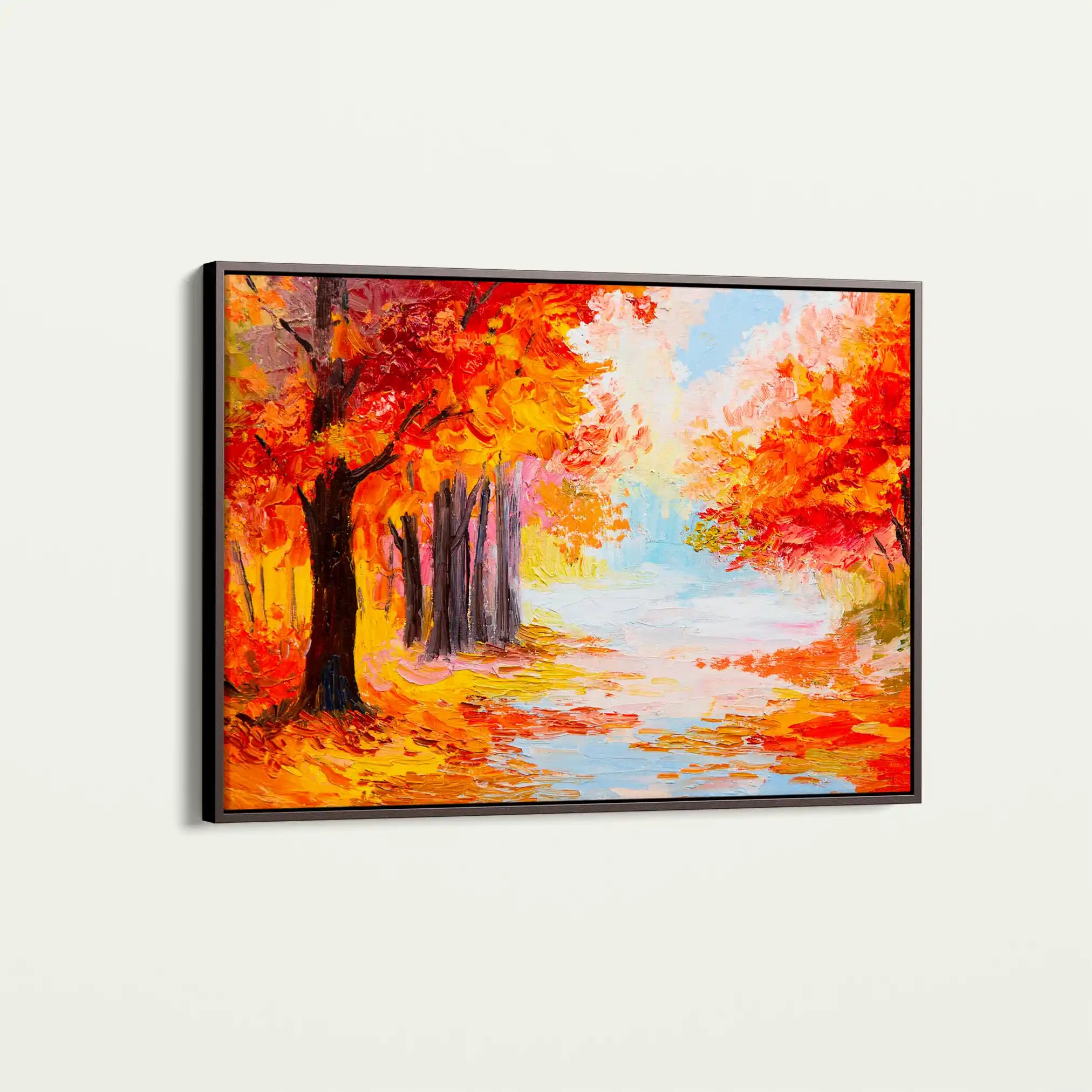 Landscape 125 Canvas Art 90 x 60 cm / Stretched on hidden frame