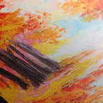 Landscape 125 Canvas Art 90 x 60 cm / Stretched on hidden frame