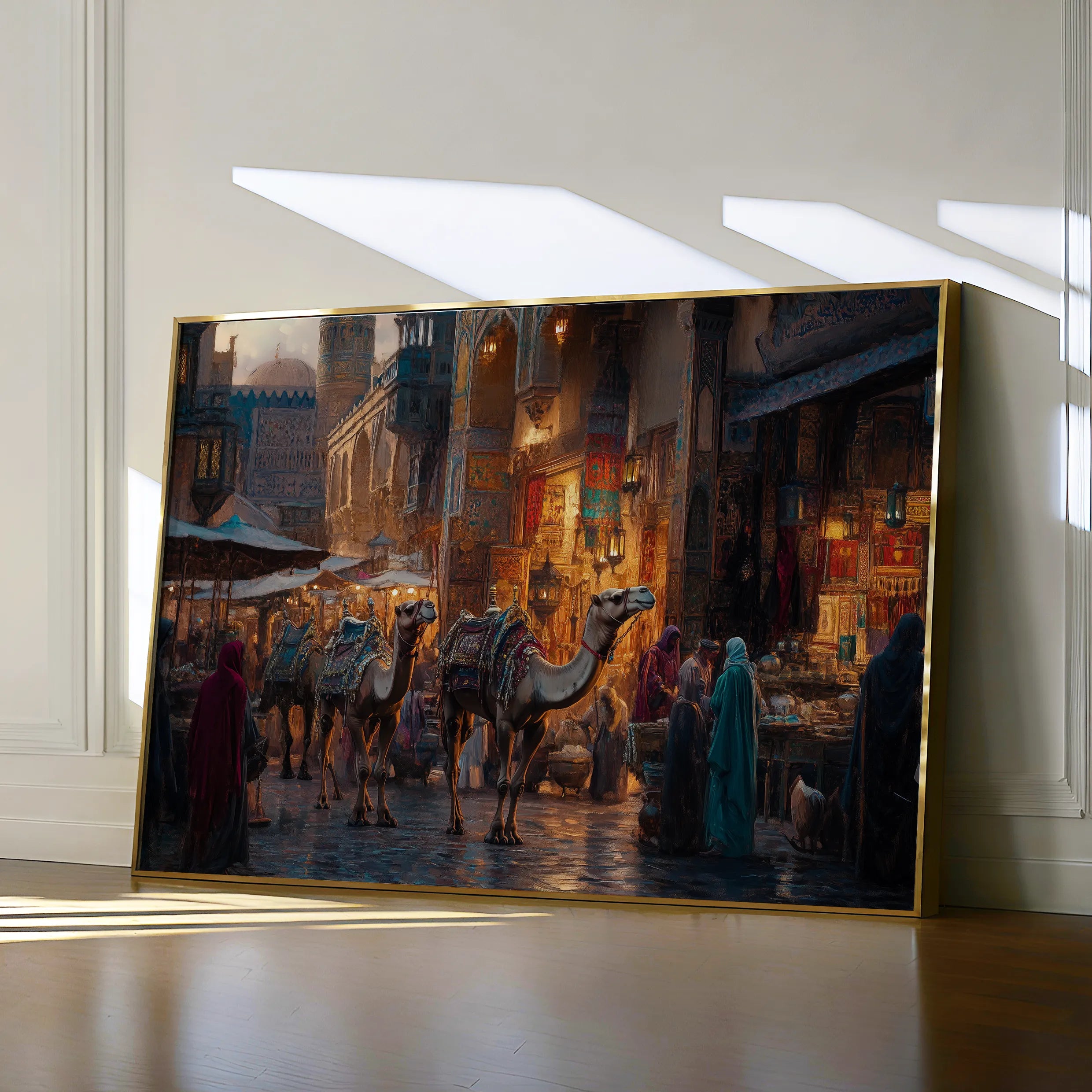 Orientalist Canvas Wall Art WAD125-OR 90 x 60 cm / Stretched on hidden frame