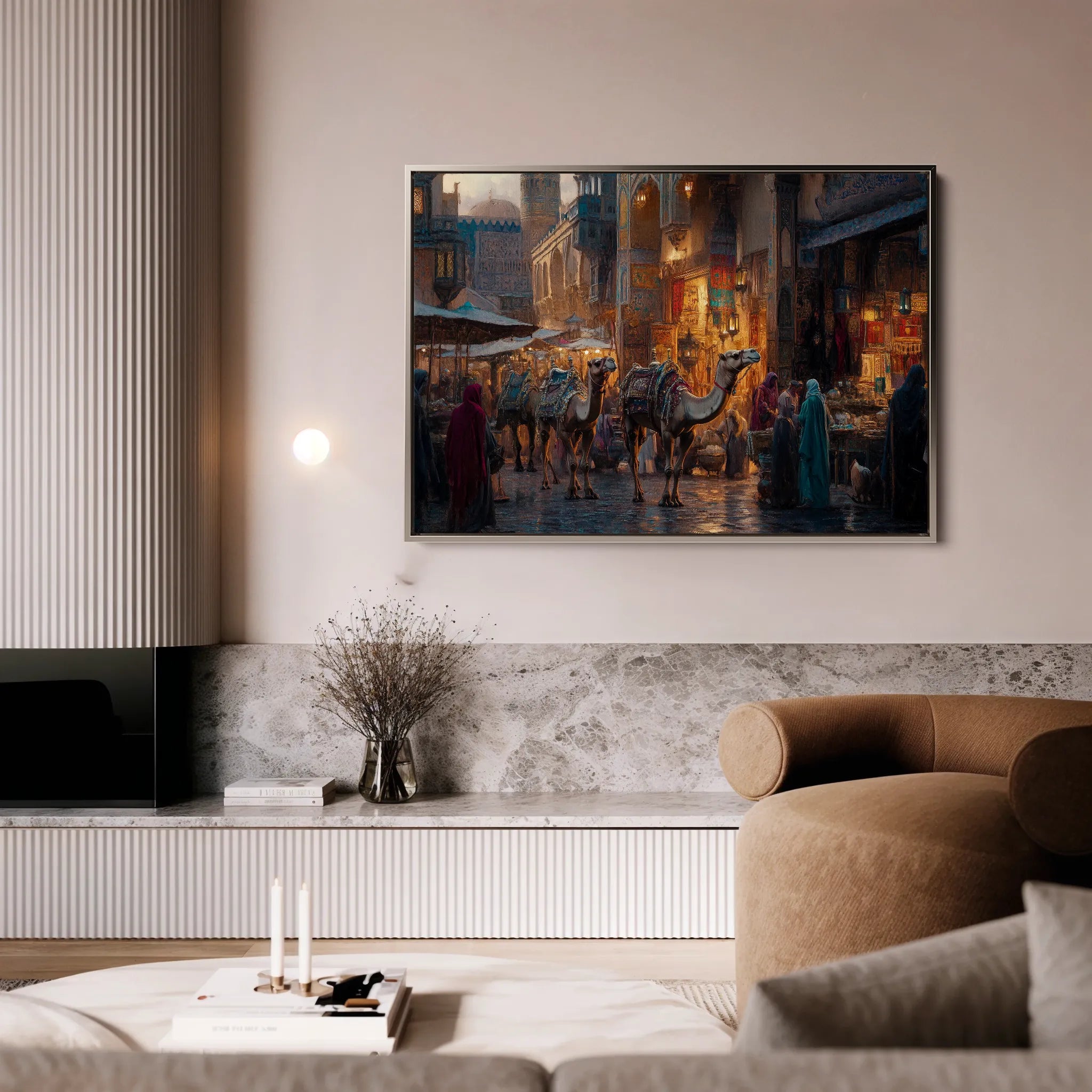 Orientalist Canvas Wall Art WAD125-OR 90 x 60 cm / Stretched on hidden frame