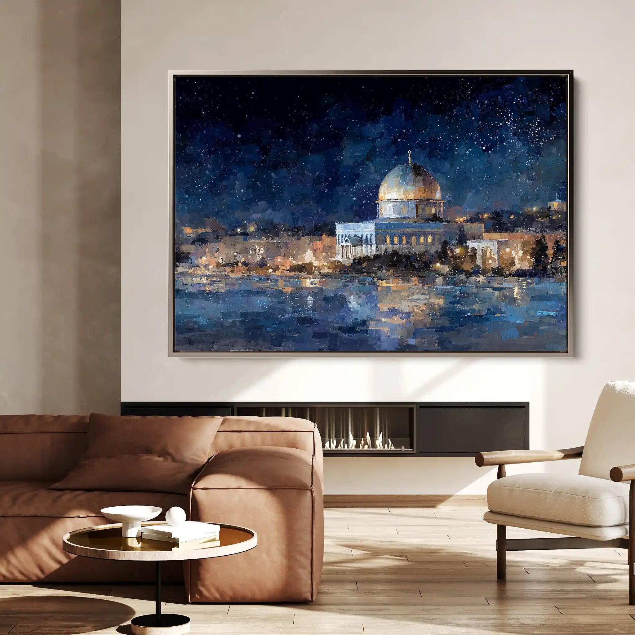 Palestine 125 Canvas Art 60 x 40 cm / Stretched on hidden frame