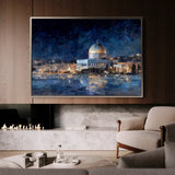 Palestine 125 Canvas Art 60 x 40 cm / Stretched on hidden frame