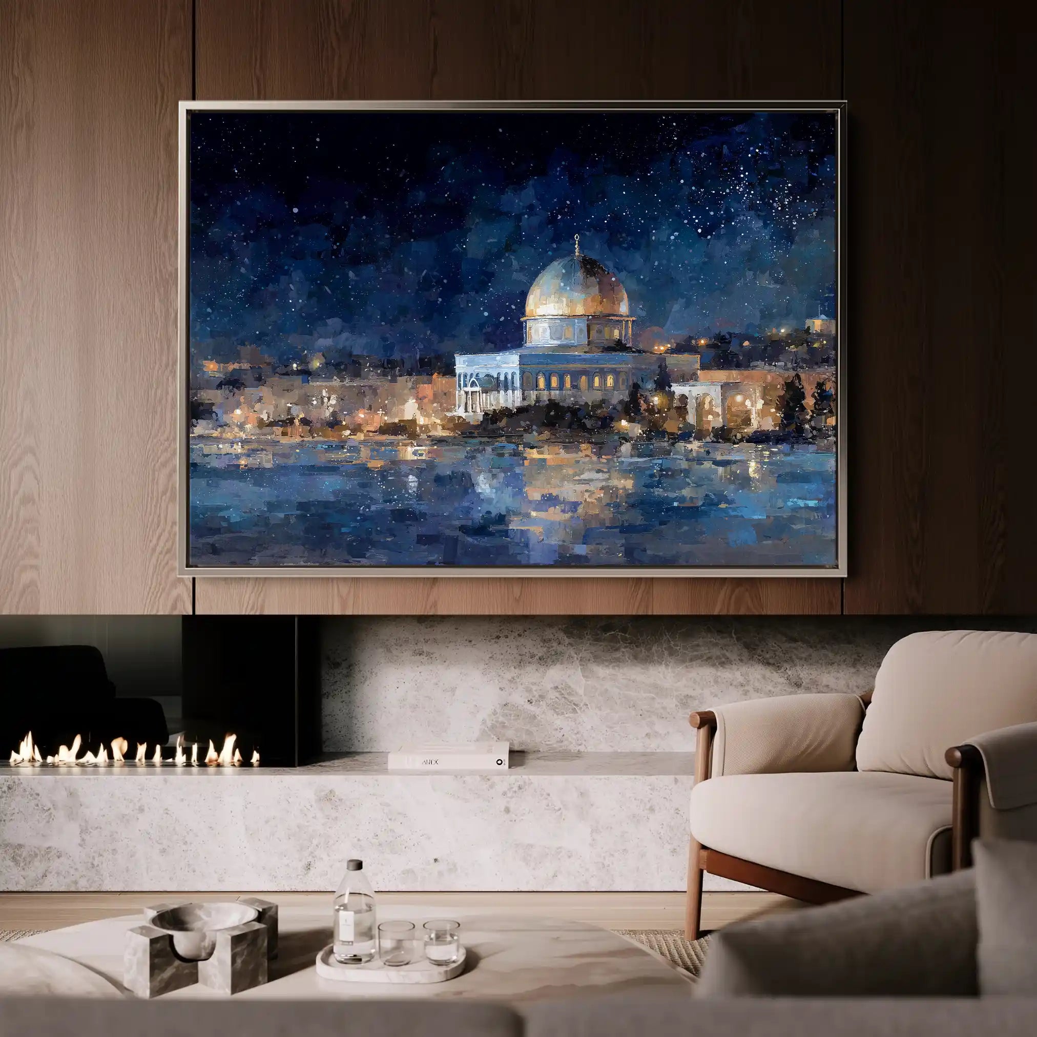 Palestine 125 Canvas Art 60 x 40 cm / Stretched on hidden frame