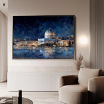 Palestine 125 Canvas Art 60 x 40 cm / Stretched on hidden frame
