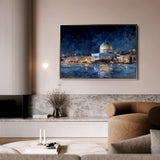 Palestine 125 Canvas Art 60 x 40 cm / Stretched on hidden frame