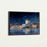 Palestine 125 Canvas Art 60 x 40 cm / Stretched on hidden frame