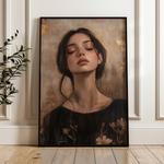 Portrait 125 Canvas Art 90 x 60 cm / Stretched on hidden frame