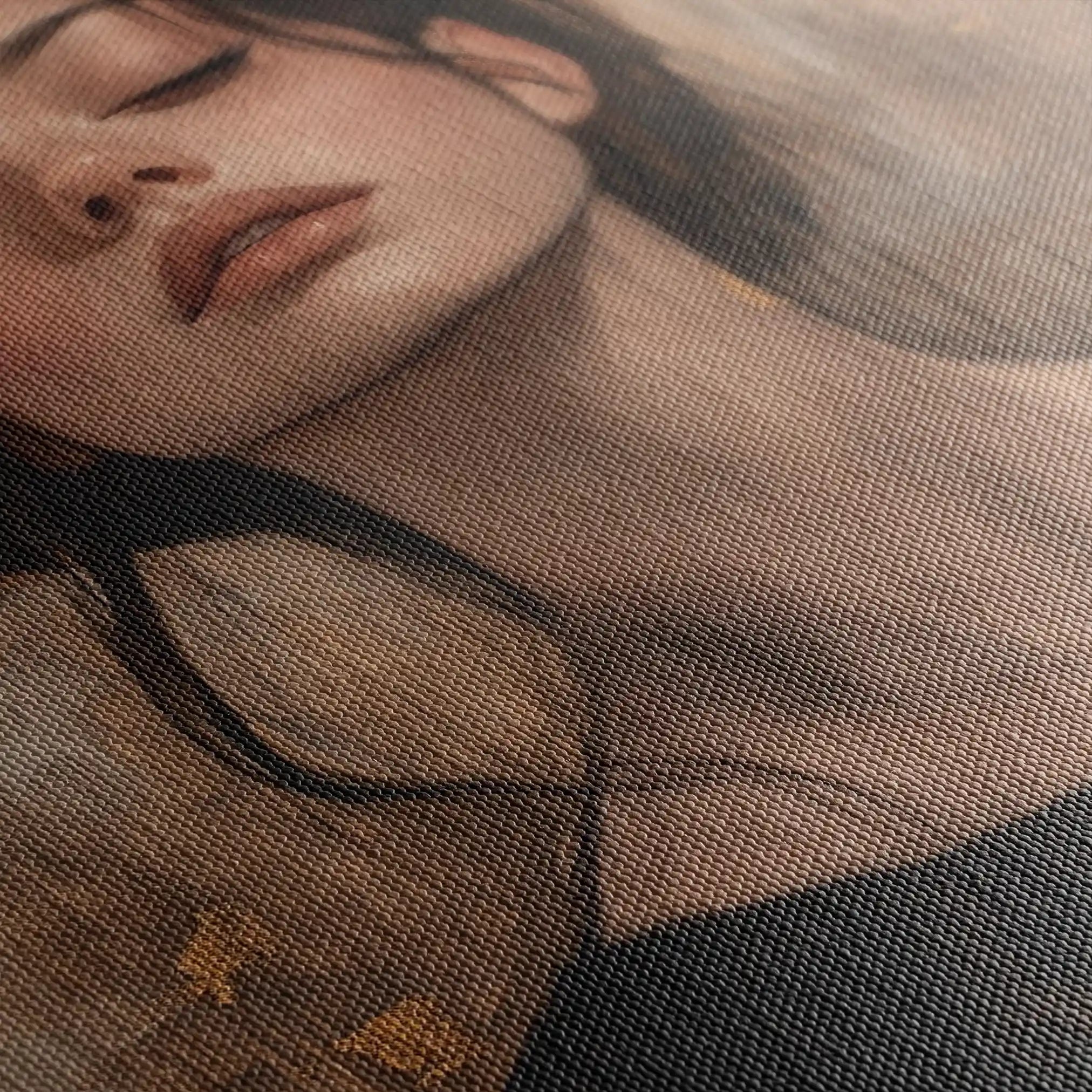 Portrait 125 Canvas Art 90 x 60 cm / Stretched on hidden frame