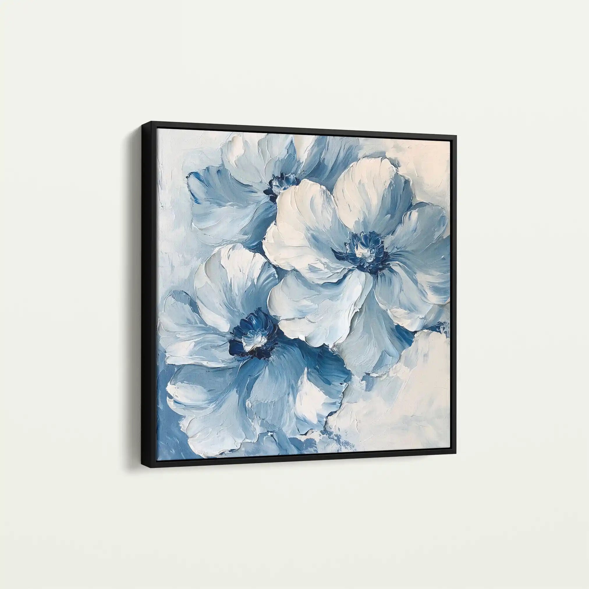 Floral Canvas Wall Art WAD1250-F 80 x 80 cm / Stretched on hidden frame