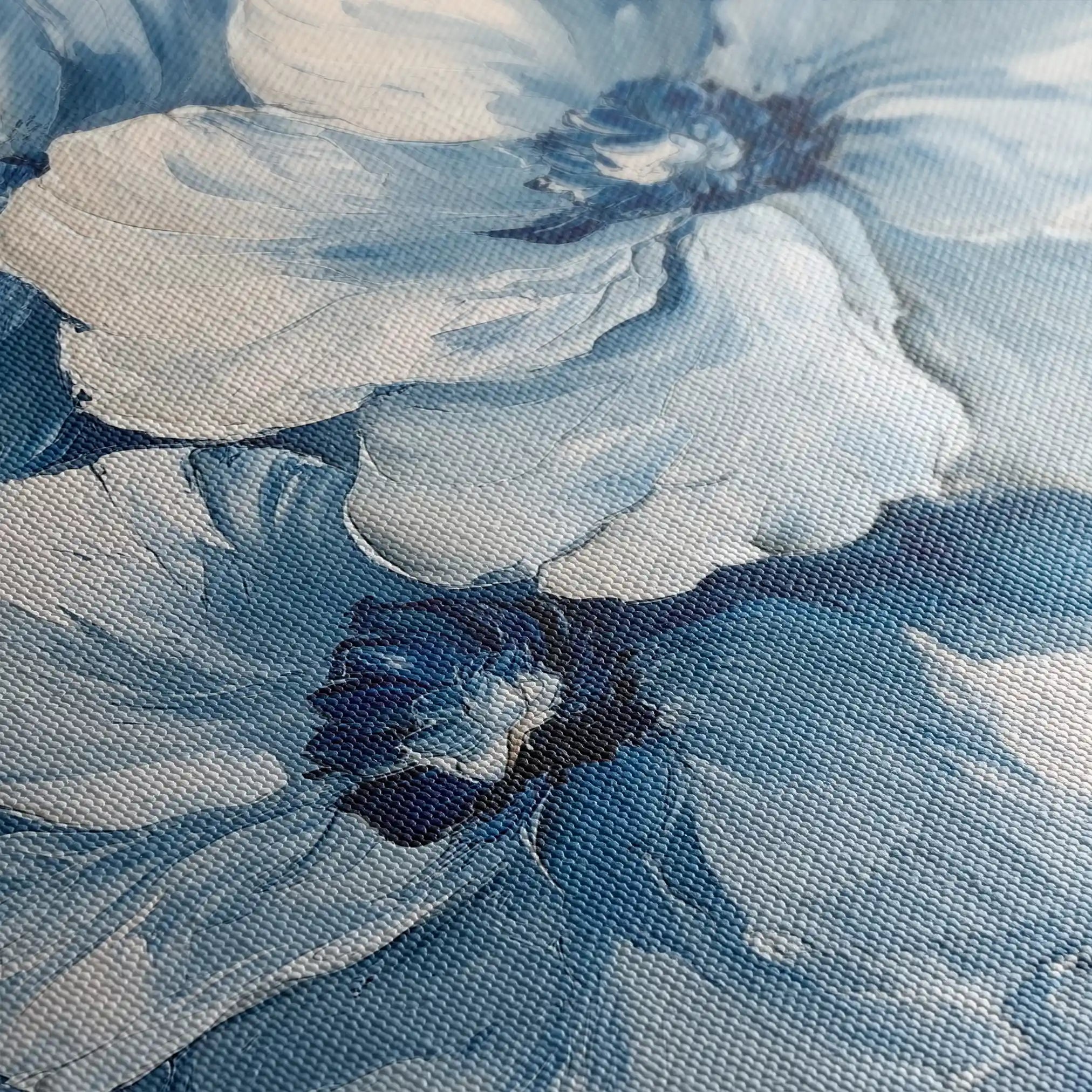 Floral Canvas Wall Art WAD1250-F 80 x 80 cm / Stretched on hidden frame