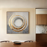 Abstract 1253 Canvas Art 60 x 60 cm / Stretched on hidden frame