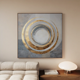 Abstract 1253 Canvas Art 60 x 60 cm / Stretched on hidden frame