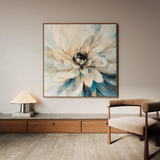 Floral Canvas Wall Art WAD1257-F 80 x 80 cm / Stretched on hidden frame