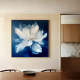 Floral Canvas Wall Art WAD1258-F 80 x 80 cm / Stretched on hidden frame