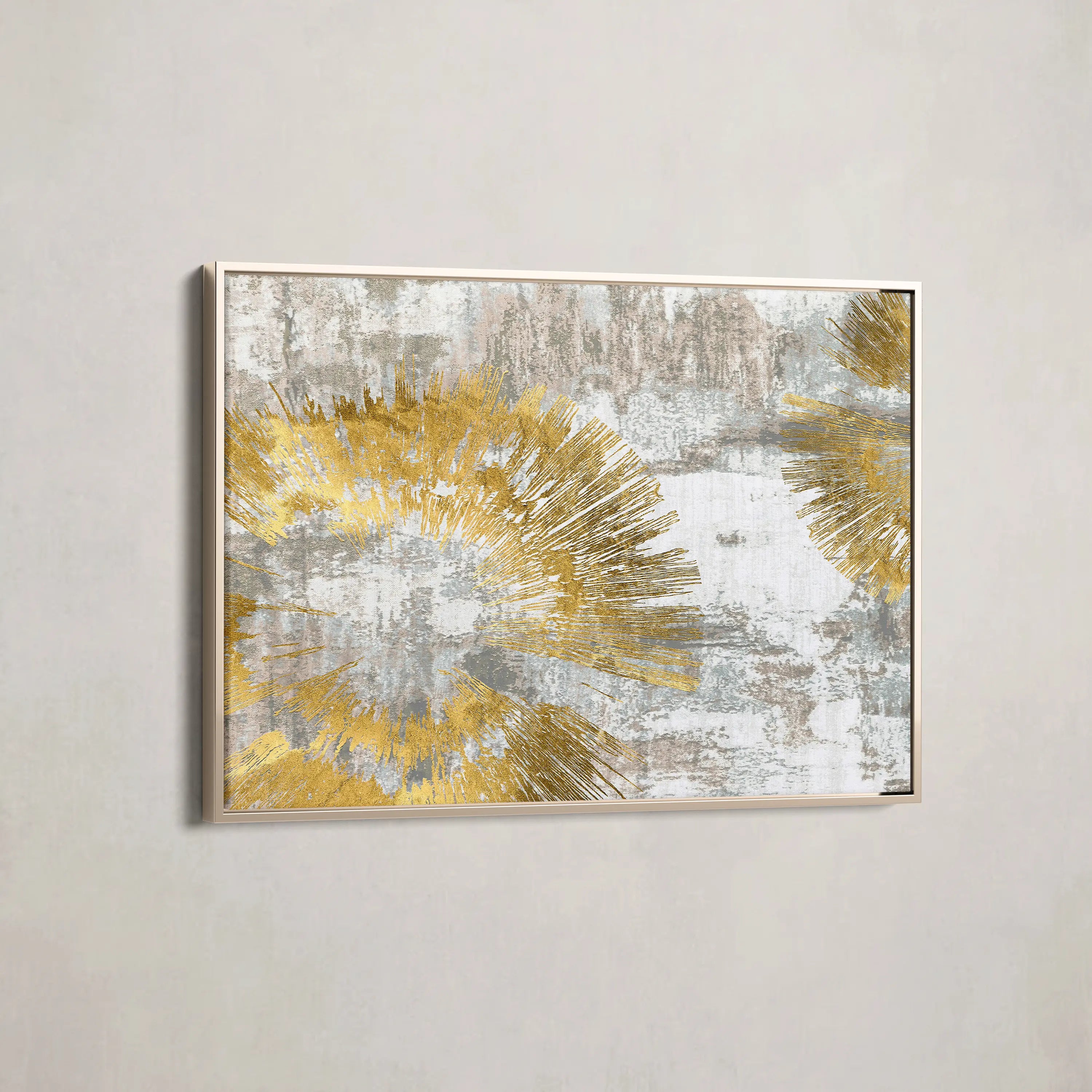 Abstract Canvas Wall Art WAD126-A 90 x 60 cm / Stretched on hidden frame