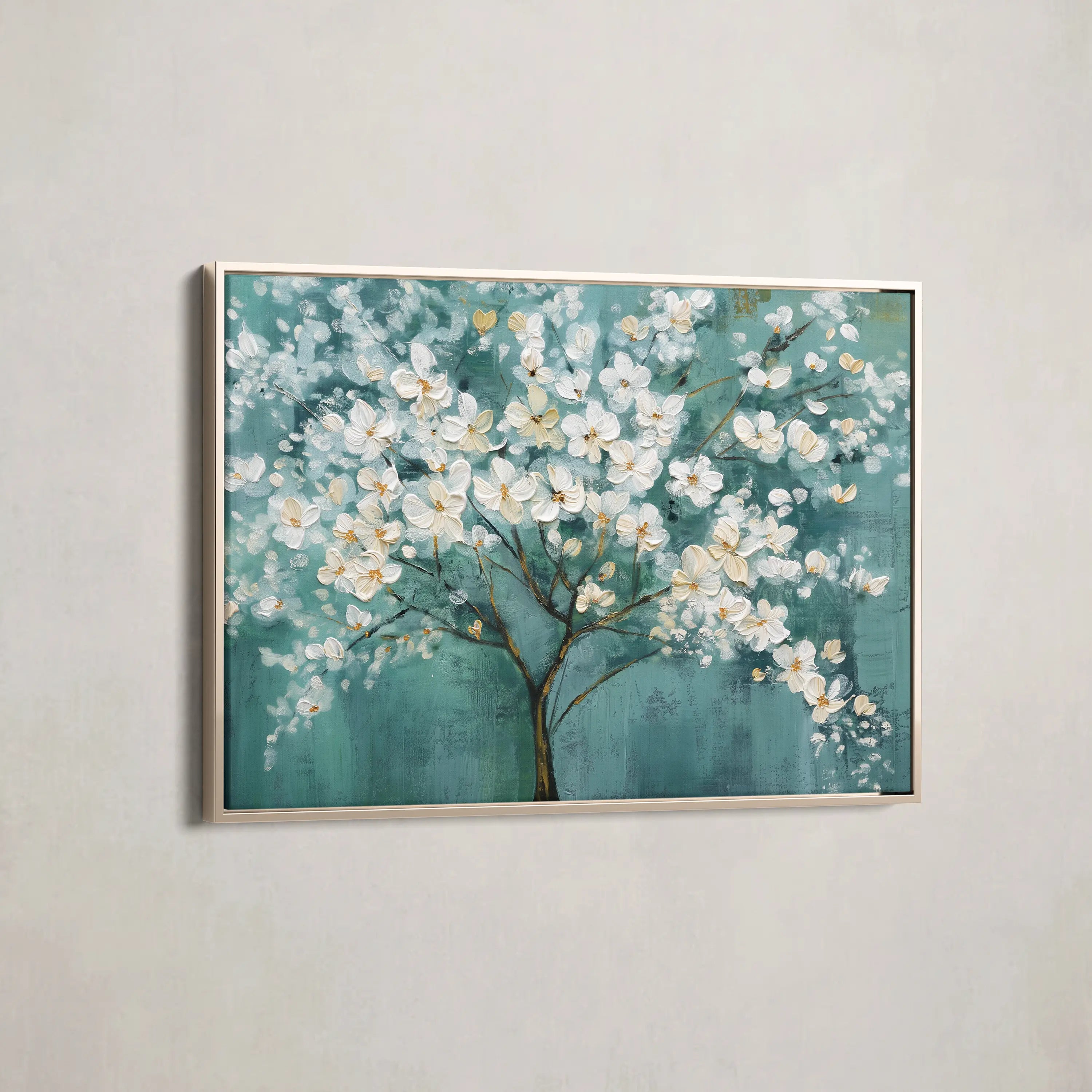 Floral Canvas Wall Art WAD126-F 90 x 60 cm / Stretched on hidden frame