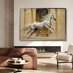 Horses 126 Canvas Art 90 x 60 cm / Stretched on hidden frame