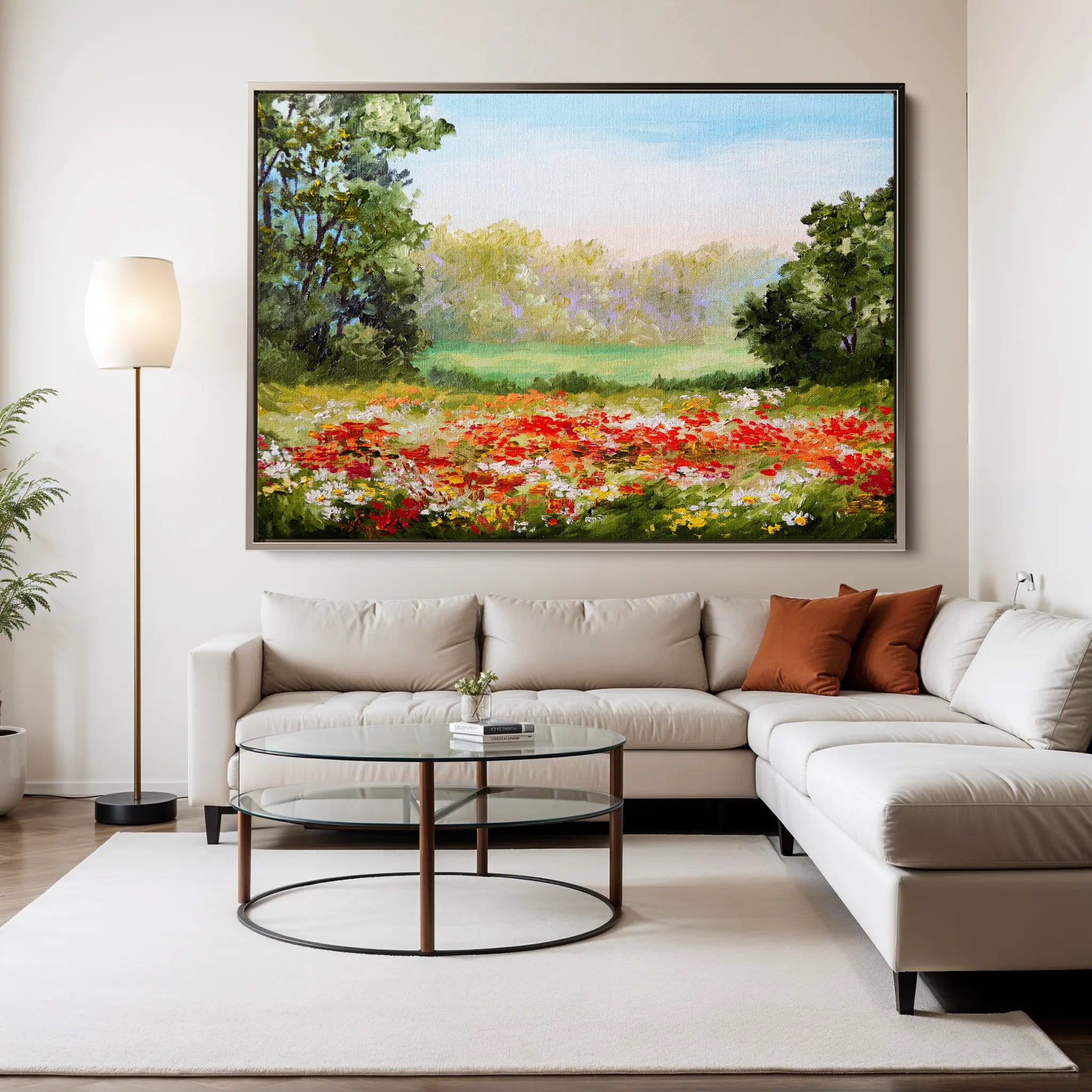 Landscape Canvas Wall Art WAD126-L 90 x 60 cm / Stretched on hidden frame