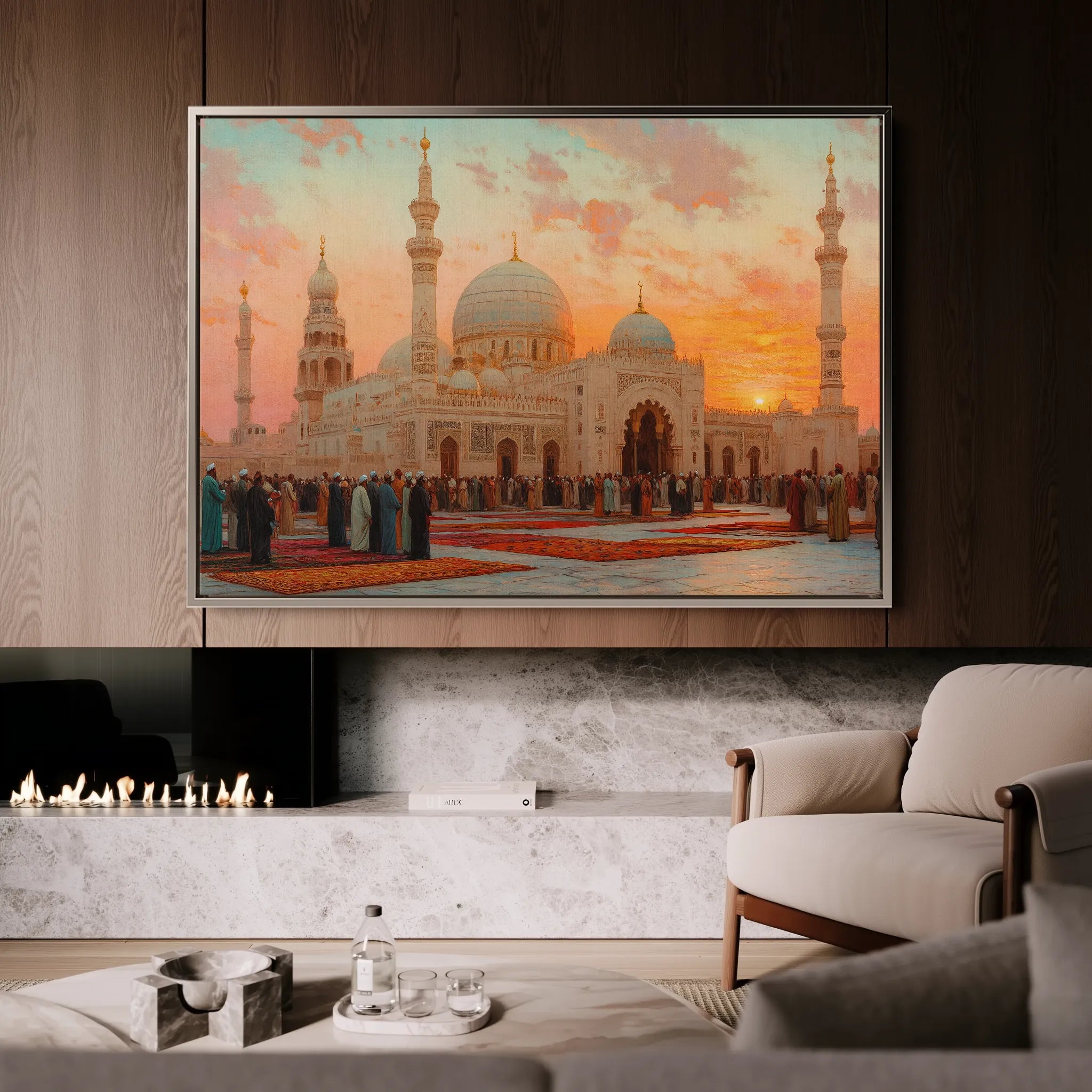 Orientalist Canvas Wall Art WAD126-OR 90 x 60 cm / Stretched on hidden frame