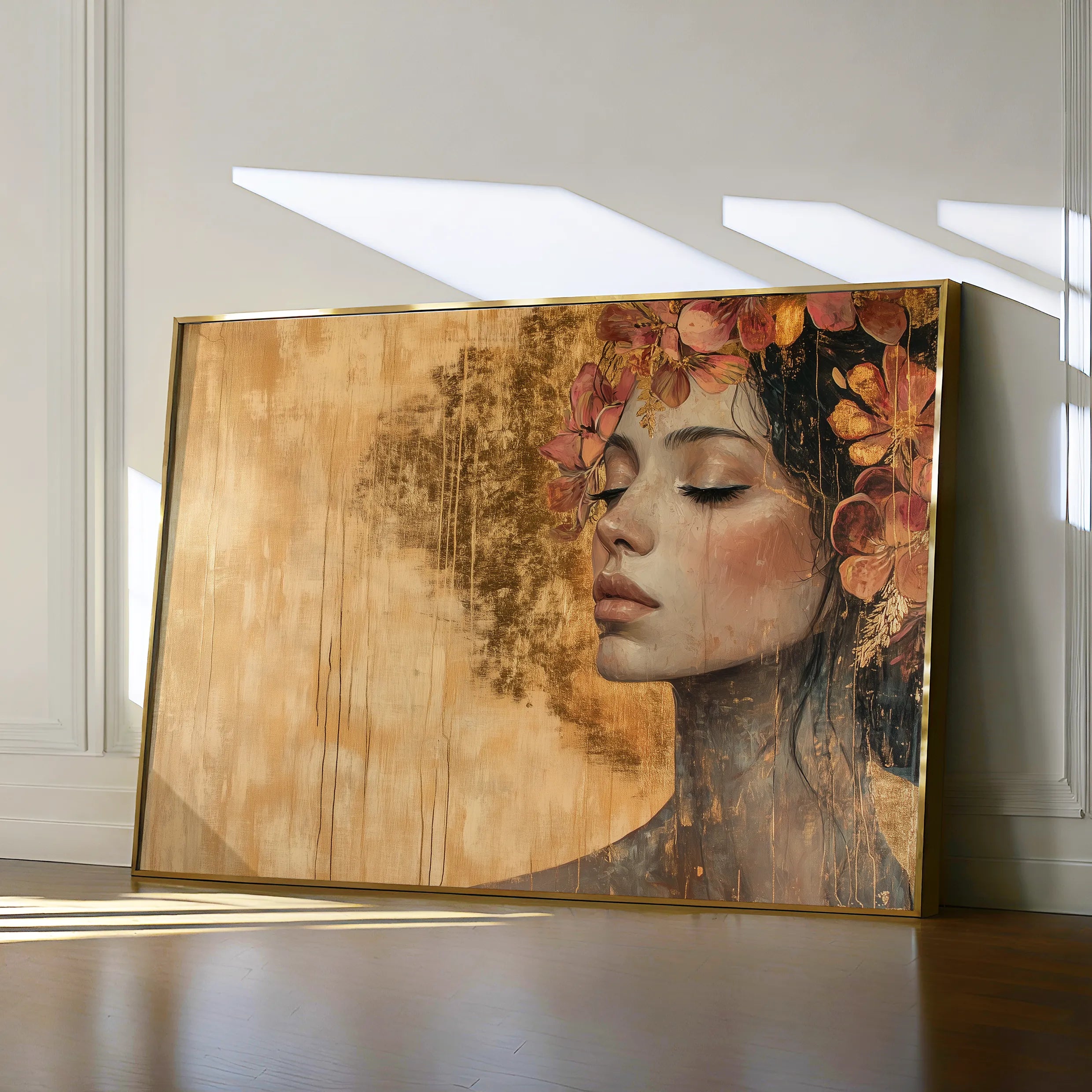 Portrait Canvas Wall Art WAD126-P 90 x 60 cm / Stretched on hidden frame