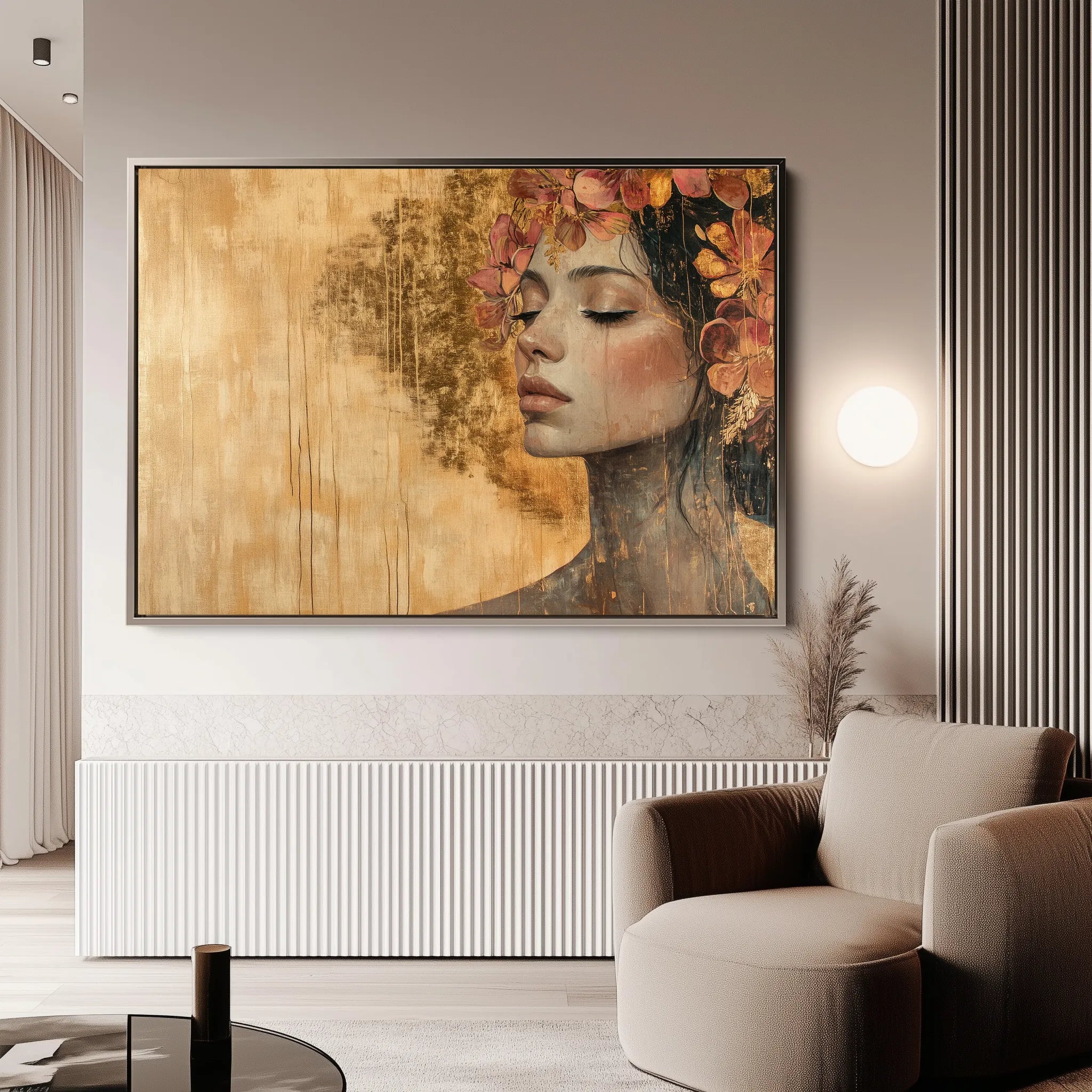 Portrait Canvas Wall Art WAD126-P 90 x 60 cm / Stretched on hidden frame