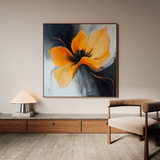 Floral Canvas Wall Art WAD1261-F 80 x 80 cm / Stretched on hidden frame