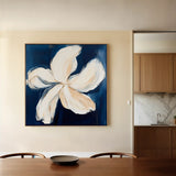 Floral Canvas Wall Art WAD1263-F 80 x 80 cm / Stretched on hidden frame