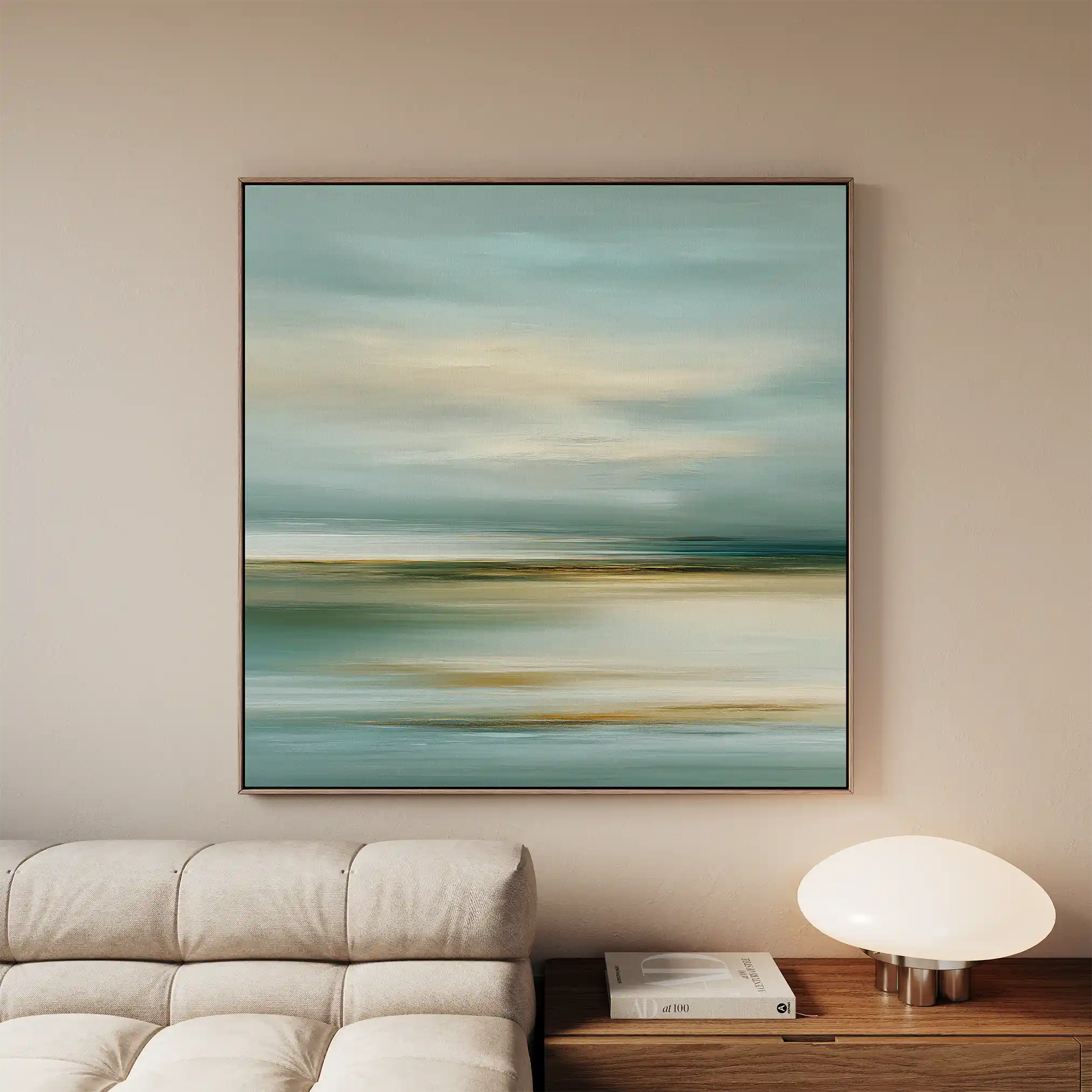 Abstract 1268 Canvas Art 60 x 60 cm / Stretched on hidden frame