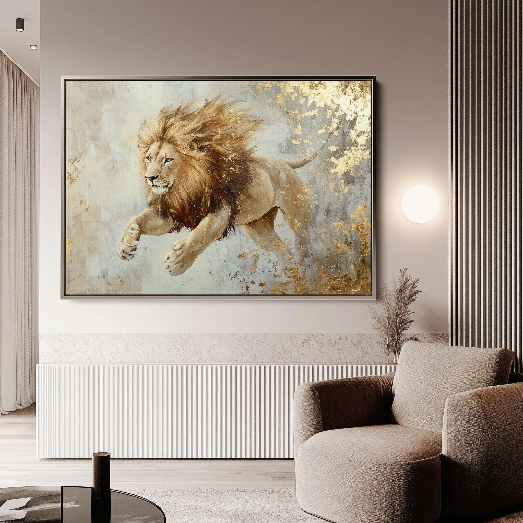 Animals Canvas Wall Art WAD127-AN 90 x 60 cm / Stretched on hidden frame