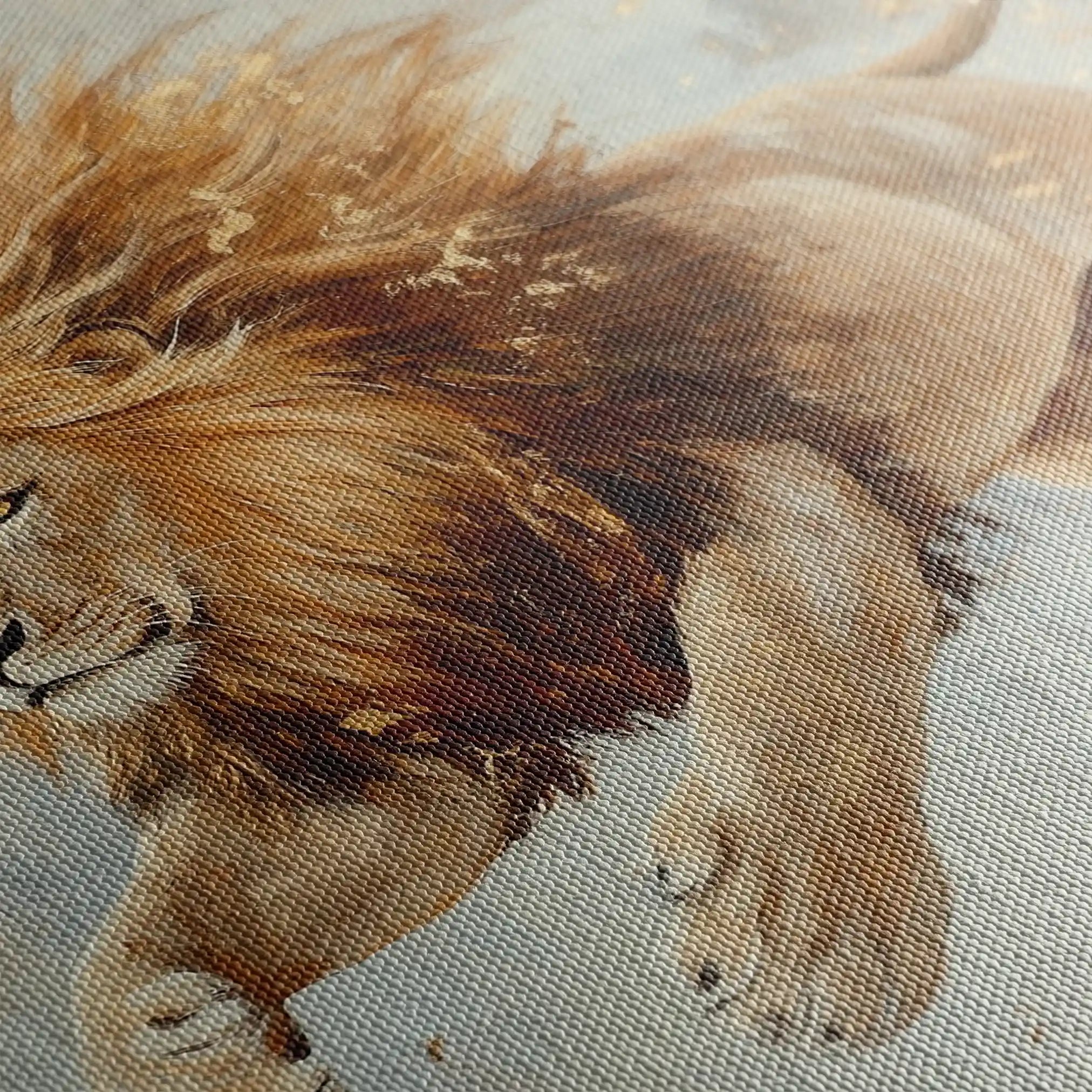 Animals 127 Canvas Art 90 x 60 cm / Stretched on hidden frame