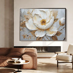 Floral Canvas Wall Art WAD127-F 90 x 60 cm / Stretched on hidden frame