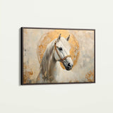 Horses 127 Canvas Art 90 x 60 cm / Stretched on hidden frame