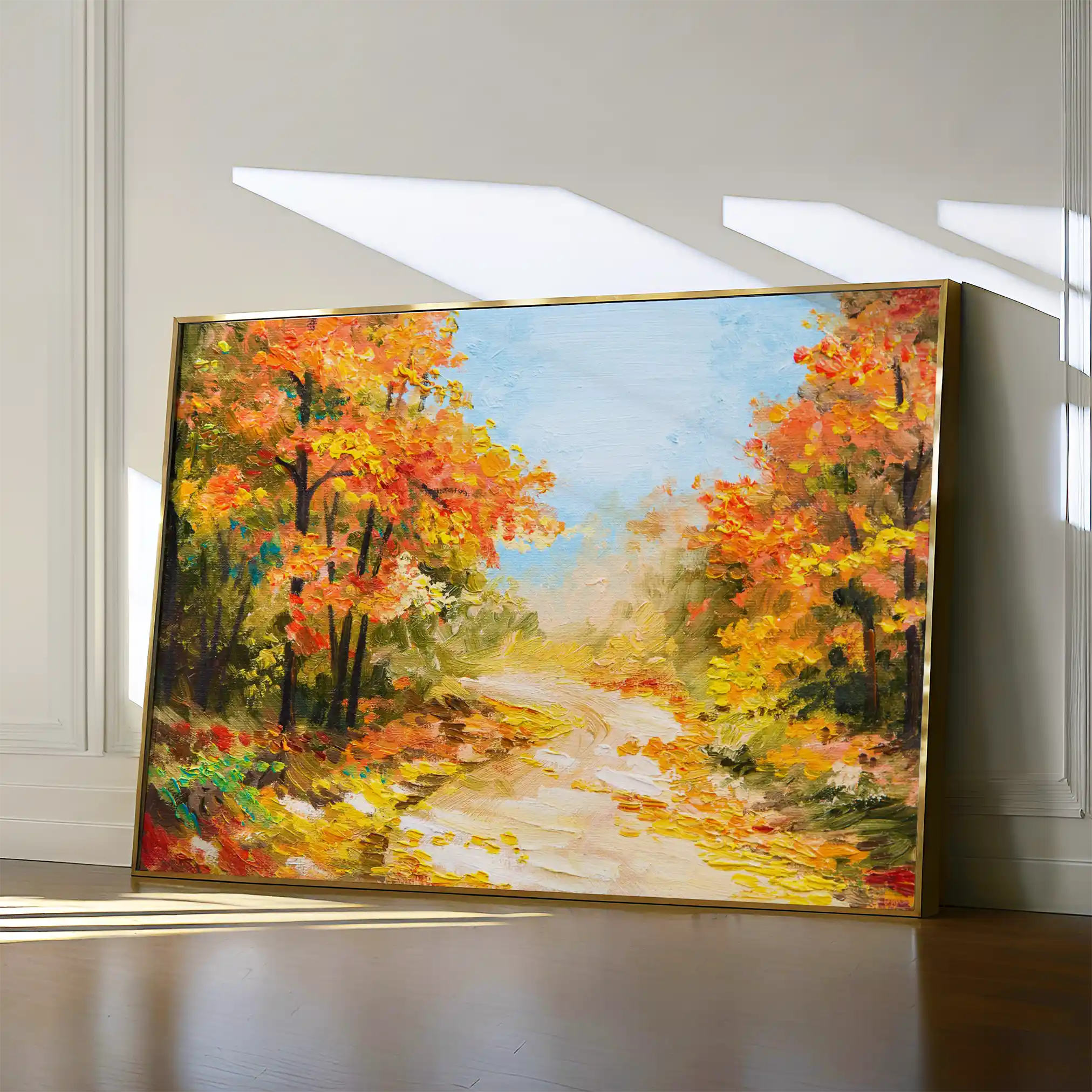 Landscape 127 Canvas Art 90 x 60 cm / Stretched on hidden frame