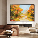 Landscape 127 Canvas Art 90 x 60 cm / Stretched on hidden frame