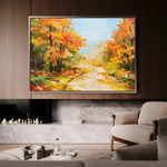 Landscape 127 Canvas Art 90 x 60 cm / Stretched on hidden frame