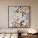 Floral Canvas Wall Art WAD1270-F 80 x 80 cm / Stretched on hidden frame